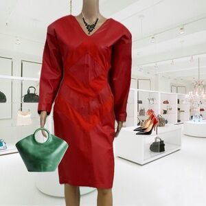 Vintage Leather Dress